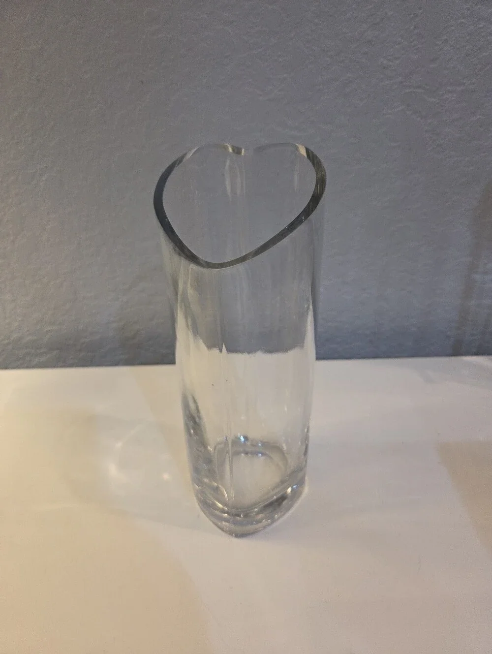 Heart Shaped Cristal D'Arques Vase